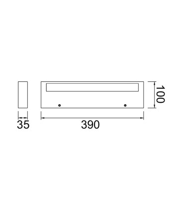 CONIL * APLIQUE LED 30W CCT DIM NEGRO